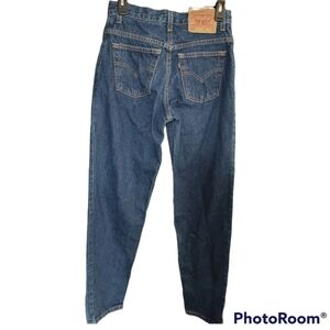 Levi's 550 vintage Relaxed fit tapered leg high waist woman size 7 dk wash